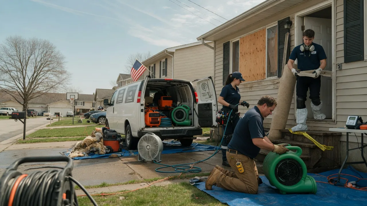Water Damage Restoration in Tracys Landing, MD near me